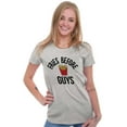 thumbnail image 3 of Fries Before Guys Girl Squad Food BFF Womens Slim Fit Graphic Tee Brisco Brands M, 3 of 5