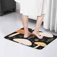 thumbnail image 4 of Colorful Mushroom Plant Black Flannel Non Slip Door Rugs,Washable Door Mats Indoor,Decorative Door Mats,Dirt-Resistant and Absorbent Doormat for Entrance,Bedroom,Kitchen,Bathroom,31.5"x17", 4 of 4
