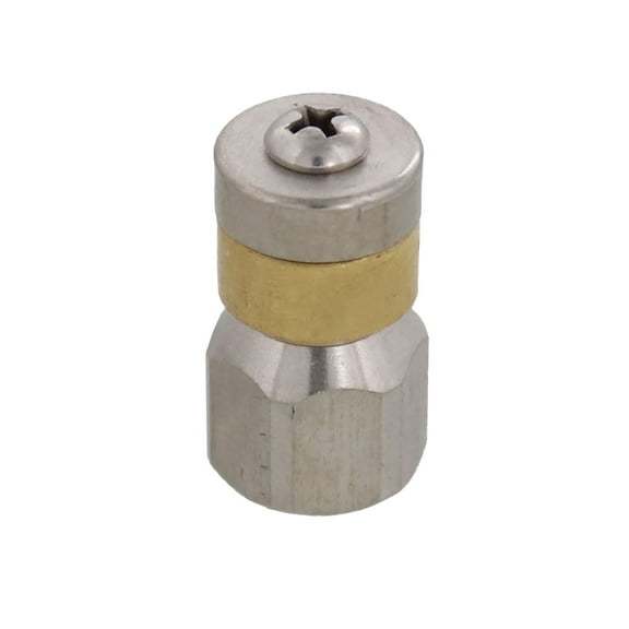 Erie Tools Rotating 1/4" Sewer Jetter Nozzle for Drain Cleaning 12.0 Orifice