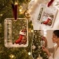thumbnail image 5 of Christmas Cash Gift Ornament, Christmas Money Holder for Cash Gift, Christmas Tree Decoration, Funny Holiday Xmas Tree Hanging Ornaments Decor(1Pcs,Christmas Stocking Bear Gift Scene), 5 of 5