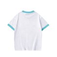 thumbnail image 4 of Girls Ringer T Shirt Kids Short Sleeve Crew Neck Contrast Trim Tee Retro School Summer Classic Casual Top, 4 of 5