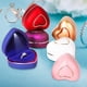 thumbnail image 4 of Caja para anillos de compromiso con forma de corazón, con luz LED, ideal para bodas y propuestas (caja azul real con forma de corazón), 4 of 5