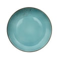 thumbnail image 3 of 222 Fifth Reactive Glaze 12-Piece Porcelain Dinnerware Set with Round Plates, Bowls, Aqua, 3 of 4