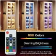 thumbnail image 5 of Tribesigns Tall Shoe Cabinet with Acrylic Doors and LED Light, 24 Pairs, 5 of 9