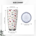 thumbnail image 4 of KLL Cute Dinosaur Print 40oz Stainless Steel Insulated Car Cup with Spillproof Lid - Keep Your Drink Hot or Cold on the Go-Straw Two-piece Set, 4 of 8