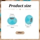 thumbnail image 4 of 100 cuentas de piedras preciosas turquesas con agujeros grandes agrietados, cuentas de piedra turquesa, cuentas europeas, cuentas espaciadoras redondas, 4 of 6
