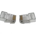 thumbnail image 3 of Cat6 RJ45 Extrémités Lot de 100 Connecteurs Cat6 Cat6a / Cat5e RJ45 Connecteurs Câble Ethernet Connecteurs à Serrage Prise Réseau UTP pour Fil Solide et Câble Standard Transparent, 3 of 9