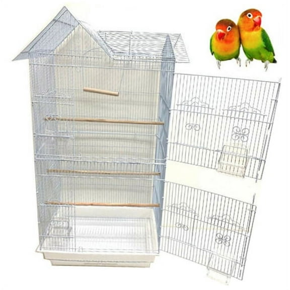 Large Portable Bird House Breeding Travel Parrot Carrier Cage for Cockatiels Sun Parakeets Green Cheek Conures Aviary Budgie Finch Lovebird Canary