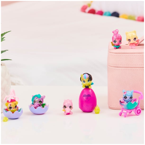 HATCHIMALS - COFFRET MULTIPACK 4 + accessoires Saison 8 - 6056399 - Mini univers jouet collectionnable enfant - Modèle aléatoire - Jeux - Jouets