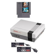 Nintendo Entertainment System Bundle with Super Mario/ Duck Hunt Game and NES 72 Pin Connector