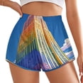 thumbnail image 2 of Women's Originals Shorts, Jersey Sports Shorts, Gym Shorts For Women, Pride Manhattan, 4XL, Plus Size Available, 2 of 5