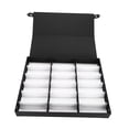 thumbnail image 1 of Vitrina para Gafas de 18 Rejillas, Caja Organizadora para Almacenar Gafas de Sol Con Estuche Con Cerrado, Cubierta A Prueba de Polvo, Forro de Alta, 1 of 7