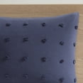 thumbnail image 4 of Home Essence Apartment Cotton Jacquard Indigo Blue 7-Piece Comforter Set, King/Cal King, 4 of 14