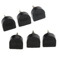 thumbnail image 2 of 6 Pcs Embouts de Plaque de Talon Haut Remplacement Capuchons de Réparation Rehausseur de Clous 9 Tailles 15x18mm, 2 of 8