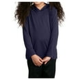 thumbnail image 2 of Yellow Rooster Youth PosiCharge Competitor Hooded Pullover True Navy L, 2 of 6