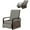 Light Grey, variant on Outsunny Wicker Outdoor Recliner Chair, Lounge Chair with Side Tray, Grey