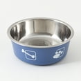 thumbnail image 2 of ievspot 1 Pcs Stainless Steel Dog Bowl with Non Skid Rubber Base Food Water Dishes Feeder Bowl for Small Medium Dogs Cats, 2 of 6