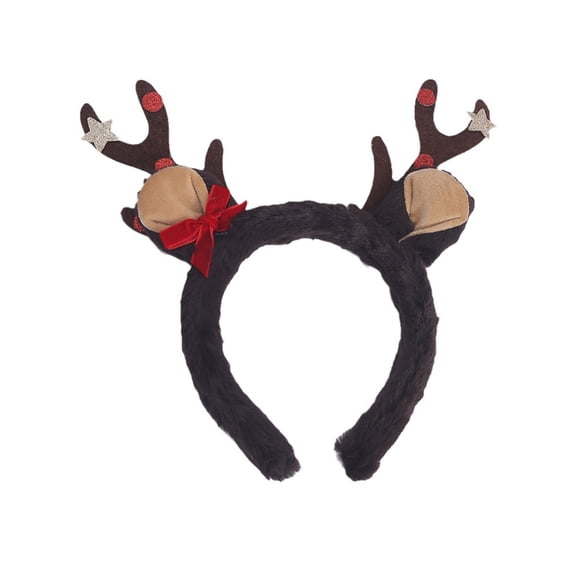 JZROCKER Lovely Reindeer Antler Shape Hair Hoop Women Headband Makeup Hairband