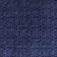 thumbnail image 1 of Ahgly Company Machine Washable Indoor Square Abstract Blue Modern Area Rugs, 5' Square, 1 of 4