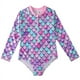 thumbnail image 1 of Traje de baño de manga larga para niños Traje de baño de una pieza con protección solar para playa para mujeres grandes, 1 of 6