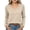 Khaki, variant on Womens Slim Fit V Neck Jersey Knit T Shirt Long Sleeve Soft Stretch Cozy Layering Tee Casual Fall Fashion 2026 Outfits Underscrub Daily Wear, Purple, M