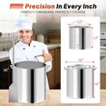 thumbnail image 6 of 60QT Stainless Steel Seafood Boil Pot,32" Detachable Mixing Paddle & 40QT Strainer Basket,Crawfish Crab Shrimp Boiler,Outdoor Stock Pot for Cooking, 6 of 7