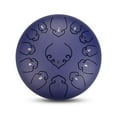 thumbnail image 1 of ruzhgo Tambour à Languette en Acier 13 Notes 12 Pouces Poignée Tambour en Acier Instrument de Percussion Bleu, 1 of 3