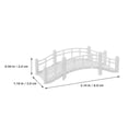 thumbnail image 2 of OULII Simulation Bridge Miniature Arch Bridge Grey for Outdoor Park 1Set, 2 of 8