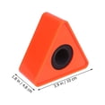 thumbnail image 3 of Microphone Marks Professional Interview Logo Stand Microphone Protector for Reporters (Triangle Orange), 3 of 8
