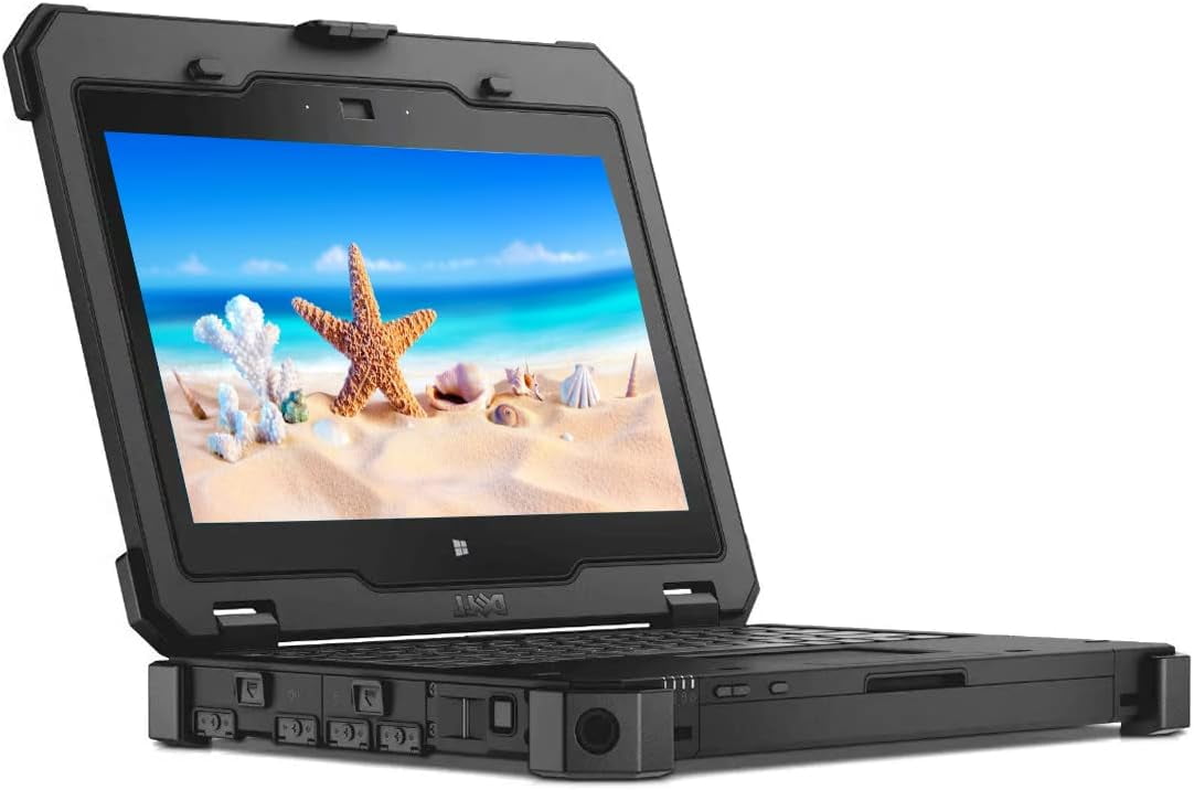 Dell Latitude Extreme Rugged 7214 FHD 1920 x 1080 Laptop PC Intel Core i5-6300U 2.4Ghz Processor, 16GB DDR4 Ram, 512GB SSD, WiFi & Bluetooth, Windows 10, Black