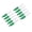 Green, variant on YAHHU 10pcs Golfing Marker Pen Oil Based Waterproof Portable Ball Line Marker Tool Alignment Tool for Drawing Coloring Green 5.9 inches / 15 cm Premium Set