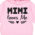 thumbnail image 3 of Inktastic Mimi Loves Me Baby Clothes Girl Toddler Hoodie, 3 of 4
