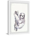 thumbnail image 2 of Marmont Hill Happy Sloth Framed Wall Art, 20.00" x 1.50", 2 of 6
