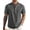 Dark Grey, variant on COOFANDY Men's Henley Shirt Short Sleeve Casual Summer Beach Hippie T Shirts