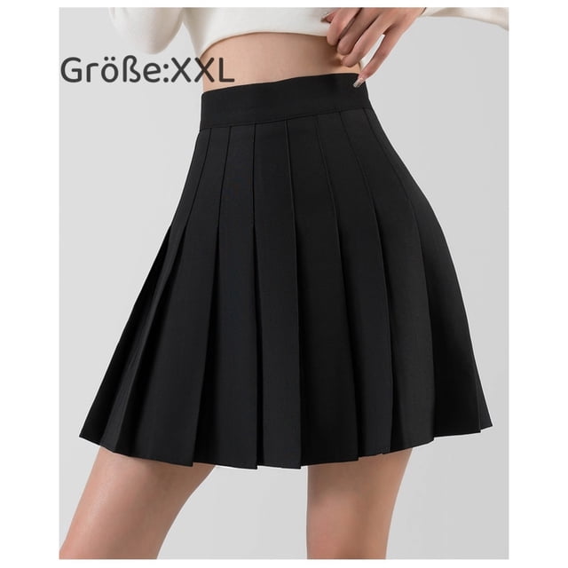 Faldas plisadas para mujer, minifaldas sexys, faldas con cremallera