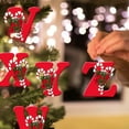 thumbnail image 3 of Tarmeek Christmas 26 Letter Ornament, Acrylic Hanging Christmas Tree Decoration Personalized Pendant for Christmas Tree Indoor Window New Year Party Window Home Garden Decoration, 3 of 4