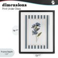 thumbnail image 4 of Stupell Industries Farmhouse Summer Memories Florals Black Framed Print Under Glass, 13 x 16, by Val Rhodes, 4 of 8
