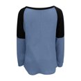 thumbnail image 4 of WEAIXIMIUNG T-Shirts Graphiques pour Femmes, Mode Tendance, Manches Longues, Col Rond, Chandail Décontracté Ample, 4 of 4