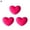 3pcs Pink Heart, variant on QHUDLV Tennis Racket Vibration Dampeners,Cartoon Racket String Shock Absorber,Silicone Tennis Dampeners,Tennis Damper for Tennis Racket Racquetball