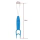 thumbnail image 2 of Extractor de llaves profesional 2 en 1 de acero inoxidable - Clip + alambre - Herramienta de limpieza multifuncional para quitar el teclado - Azul, 2 of 5