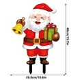thumbnail image 3 of ​​ZCSKFIN LED Illuminated Christmas Garden Stakes for Outdoor Holiday Decor, Lighted Yard Signs and Patio Decorations for Xmas Tree Accents, Weatherproof Seasonal Festival Prop​, 3 of 9