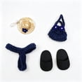 thumbnail image 3 of AuroraX Desk Goose Outfit Set 7" Desk Goose Clothes Set for Summer Holiday Mini Desk Goose Accessories Blue, 3 of 6