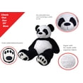 thumbnail image 5 of Anico 59" Tall (5 Feet) Giant Plush Panda Bear with Embroidered Paws and Smiling Face, Fits in 2XL Shirt!, 5 of 7