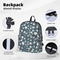 thumbnail image 4 of Goofa Blue Flower Printed Backpack,Laptop Backpack,Durable Anti-Theft Travel Work Backpack,Water-resistant Backpack, 4 of 9