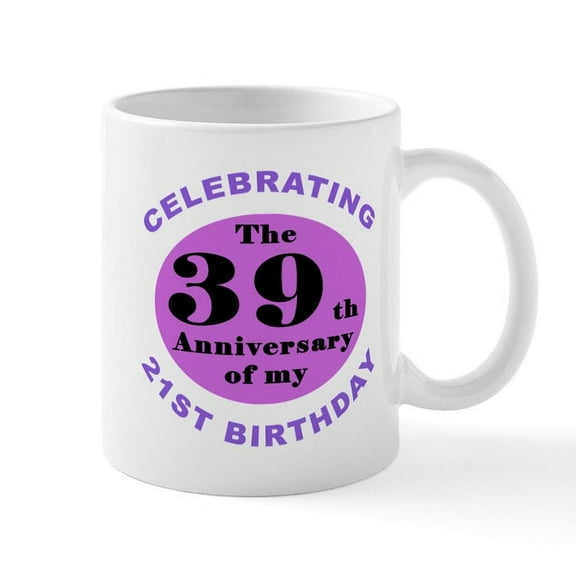 CafePress - 60Th Birthday Humor Mug Mug - 11 oz Ceramic Mug - Novelty Coffee Tea Cup