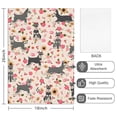 thumbnail image 2 of 4 Pcs Funny Kitchen Towels,Schnauzer Dog and Flower Floral Microfiber Dish Towels,Kitchen Tea Towels,Kitchen Towel Set (18" X 26"), 2 of 7