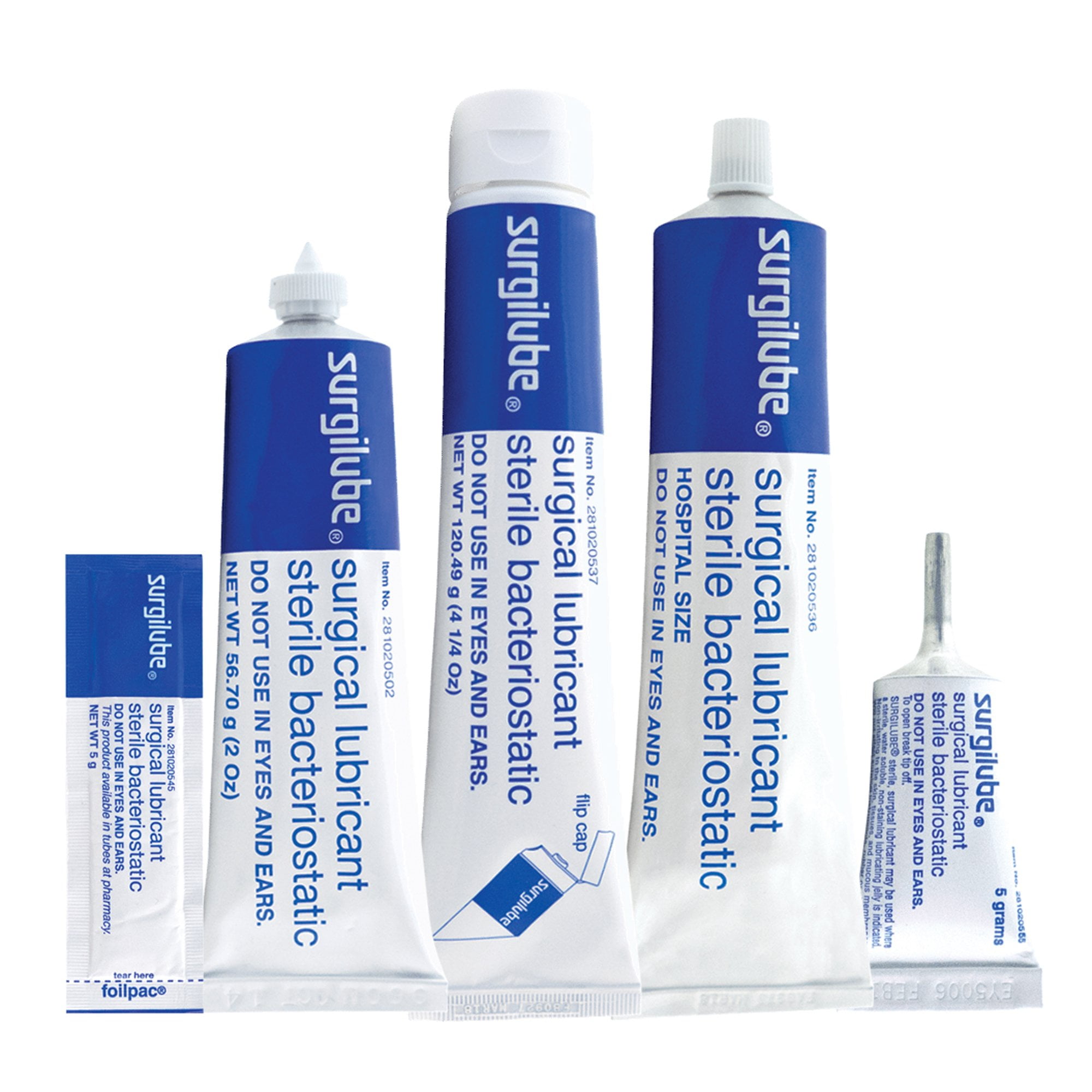 surgical lubricant walmart Surgilube Sterile Foilpac 144X5Gm
