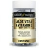 Mason Natural Aloe Vera & Vitamin E Body Cream - Premium Skin Conditioning Formula, 60 Snip-Off Caps