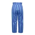 thumbnail image 7 of Arlun Striped Linen Pants for Women Summer Baggy Wide Leg Pant Drawstring High Waist Casual Stripes Color-Block Trousers Soft Lightweight Flowy Beach Resort Trouser with Pockets 1-Blue XXXL, 7 of 7