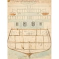 thumbnail image 2 of Egon Schiele 15x18 Black Ornate Wood Framed Double Matted Museum Art Print Titled - Design for a Warship Toy (ca 1905), 2 of 5